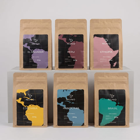 Zestaw Degustacyjny 6 × 200 g 100% Arabica