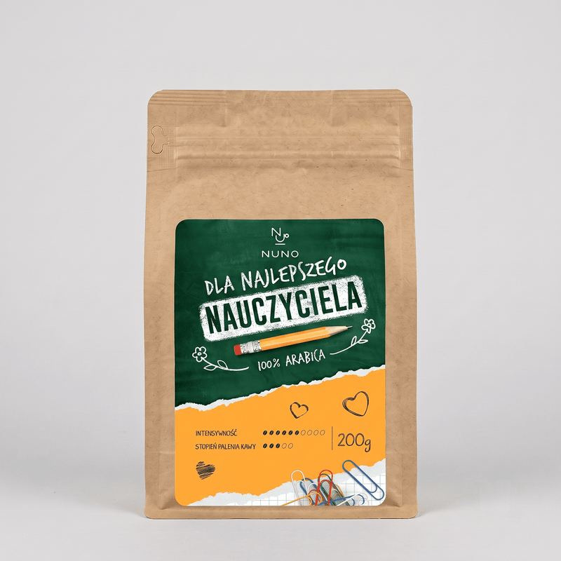 Kawa dla najlepszego nauczyciela na dzien nauczyciela, Nuno 100% Arabica - świeżo palona rzemieślnicza kawa speciality Nuno