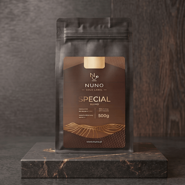 Kawa z serii GOLD Label nuno special blend - rzemieślnicza kawa speciality w palarni Nuno