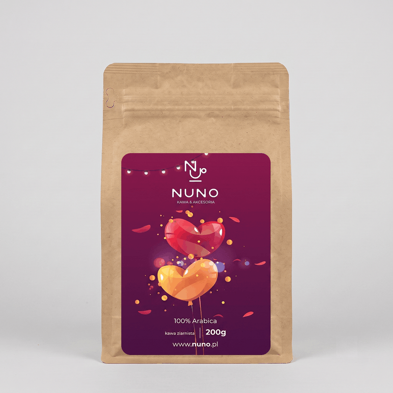 Kawa Nuno prezentowa na walentynki - świeżo palona rzemieślnicza kawa speciality Nuno