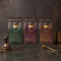 Zestaw 3 kaw z serii Nuno GOLD1 - Zestaw Kaw Gold  3 × 200 g