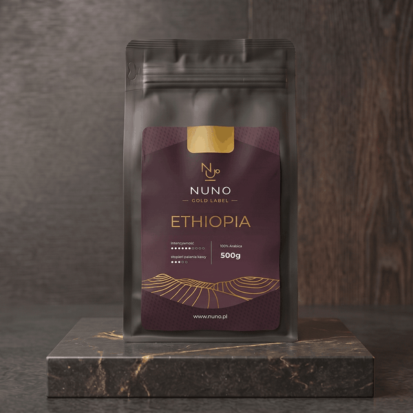 Kawa Ethiopia Gold z serii Nuno Gold Label - rzemieślnicza kawa speciality w palarni Nuno