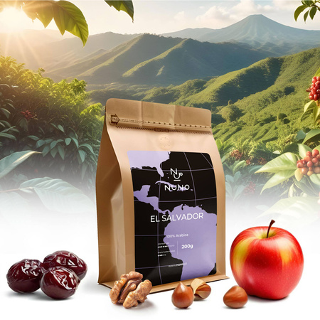KAWA ZIARNISTA NUNO EL SALVADOR 100% ARABICA 200G