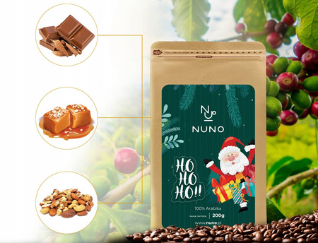 ZESTAW PREZENTOWY MIKOŁAJA NA ŚWIĘTA BRASIL 6X200G 100% ARABIKA