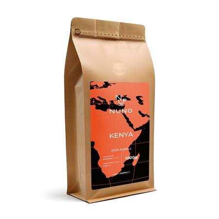 KAWA ZIARNISTA NUNO KENIA 1000G ŚWIEŻA 72H OD WYPALENIA