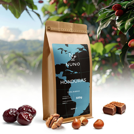 KAWA ZIARNISTA NUNO HONDURAS 100% ARABICA 500G
