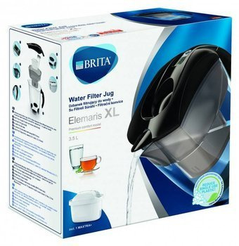 Dzbanek z filtrem Elemaris XL czarny