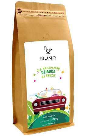 ŚWIEŻO PALONA KAWA NUNO PREZENT DLA DZIADKA KRAFT 72H