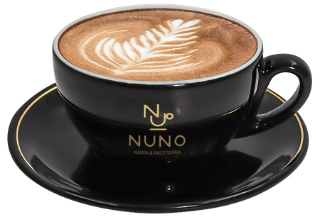 FILIŻANKI DO KAWY 200 ML NUNO CZARNA CAPPUCINO