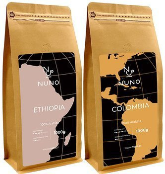 KAWA ZIARNISTA NUNO ETHIOPIA/COLOMBIA 2000 G