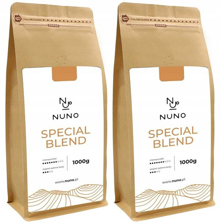 Kawa ziarnista NUNO Special Blend 2kg ŚWIEŻA 72H OD WYPALENIA
