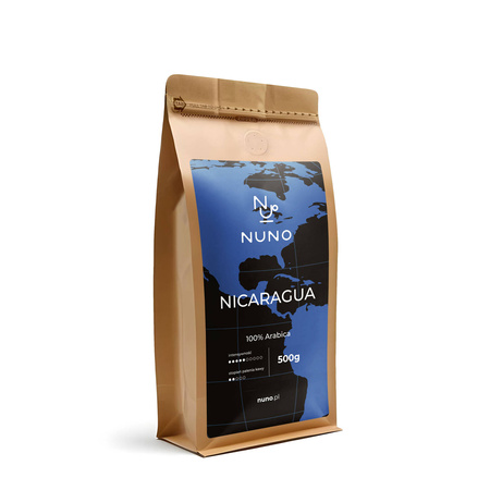 KAWA ZIARNISTA NUNO NICARAGUA 100% ARABICA 500G