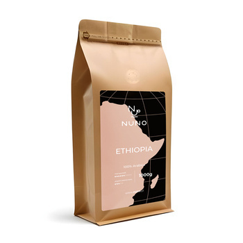 KAWA ZIARNISTA NUNO ETHIOPIA 100% ARABICA 1000G