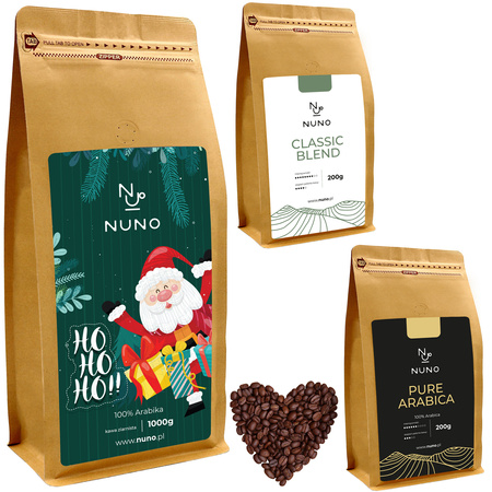 ŚWIEŻO PALONA KAWA NUNO PREZENT NA ŚWIĘTA KRAFT 72H