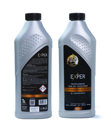 1 L PROFESJONALNY PŁYN DO CZYSZCZENIA SYSTEMÓW MLECZNYCH EXPER
