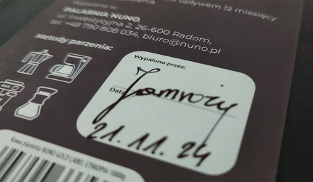 Kawa ziarnista Zestaw 4x200g Nuno GOLD - Świąteczny, prezentowy