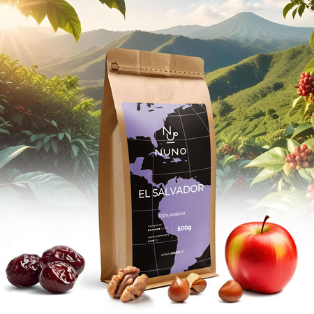 KAWA ZIARNISTA NUNO EL SALVADOR 100% ARABICA 500G