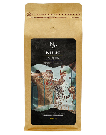 KAWA ZIARNISTA NUNO MOKKA 1KG ŚWIEŻA VENDING