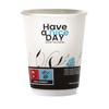HAVE A NICE DAY 250ML KUBEK DOUBLE WALL, KUBKI PAPIEROWE JEDNORAZOWE 250ML - 24 SZT. (RĘKAW)