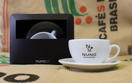 ZESTAW PREZENTOWY NUNO 4X KAWA ZIARNISTA FILIŻANKA 200 ML