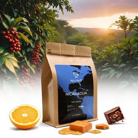 KAWA ZIARNISTA NUNO NICARAGUA 100% ARABIKA 200G