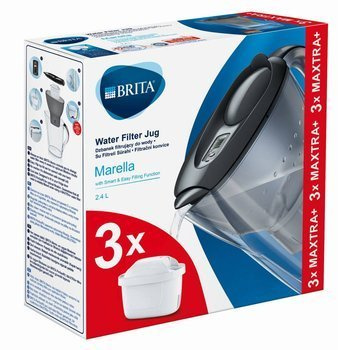 Dzbanek z filtrem BRITA Marella grafit + 3 wkłady Pure Performance