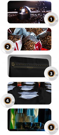 Kawa ziarnista Zestaw 4x200g Nuno GOLD - Świąteczny, prezentowy