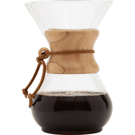 Mielenie kawy. Poziom zmielenia: chemex