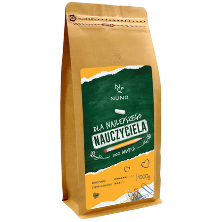 ŚWIEŻO PALONA KAWA NUNO PREZENT NA DZIEŃ NAUCZYCIELA 1KG 72H