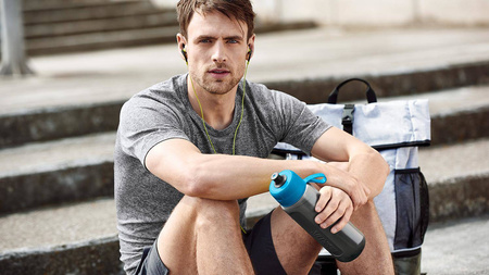 BRITA butelka z filtrem fill&go Active różowa + filtr Microdisc