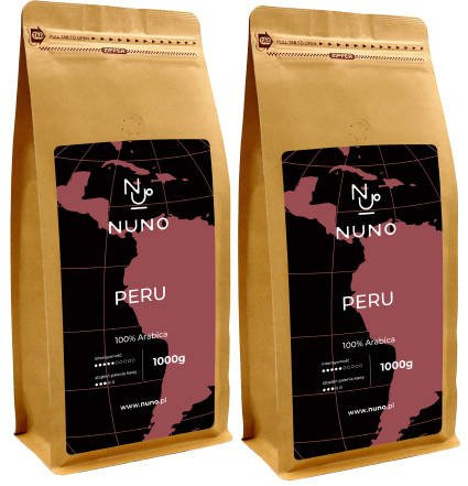 KAWA PERU ŚWIEŻA 100% ARABICA 2kg ŚWIEŻA 72H OD WYPALENIA